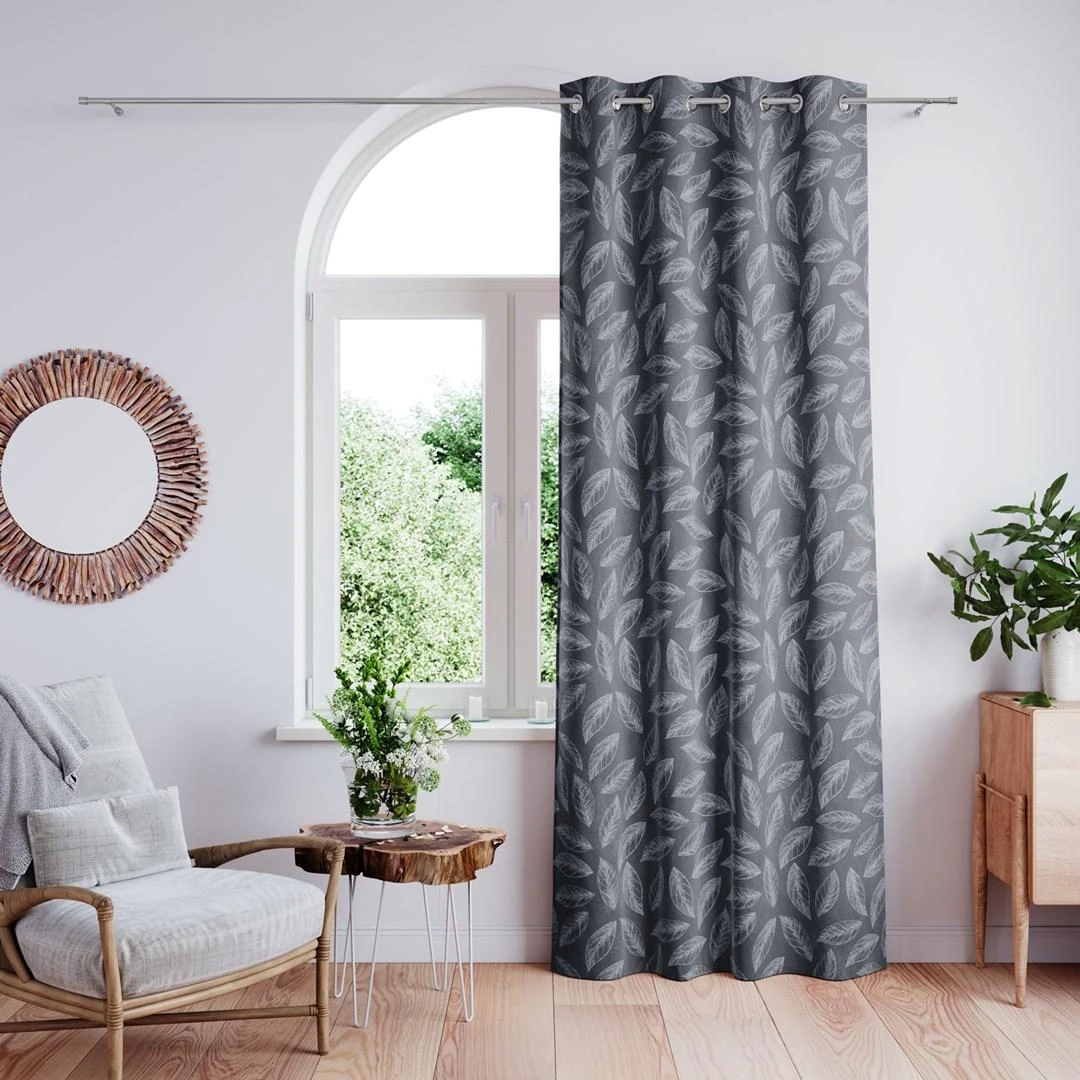 Užuolaida 140 × 250 cm, tamsiai pilkos spalvos AH VELVET aprašymas - Prekės nuotrauka