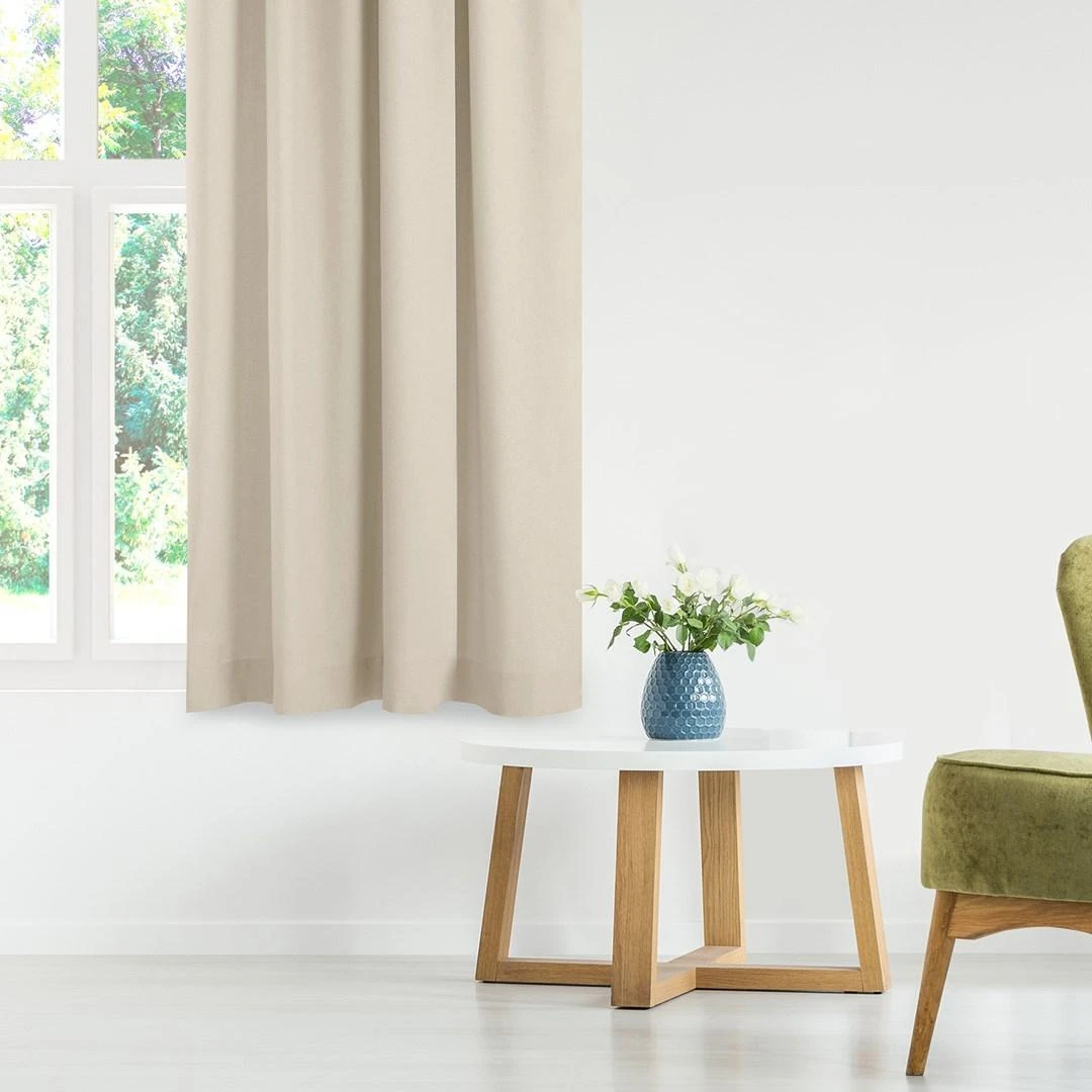 Homede Užuolaida 150×270 kreminės spalvos CARMENA