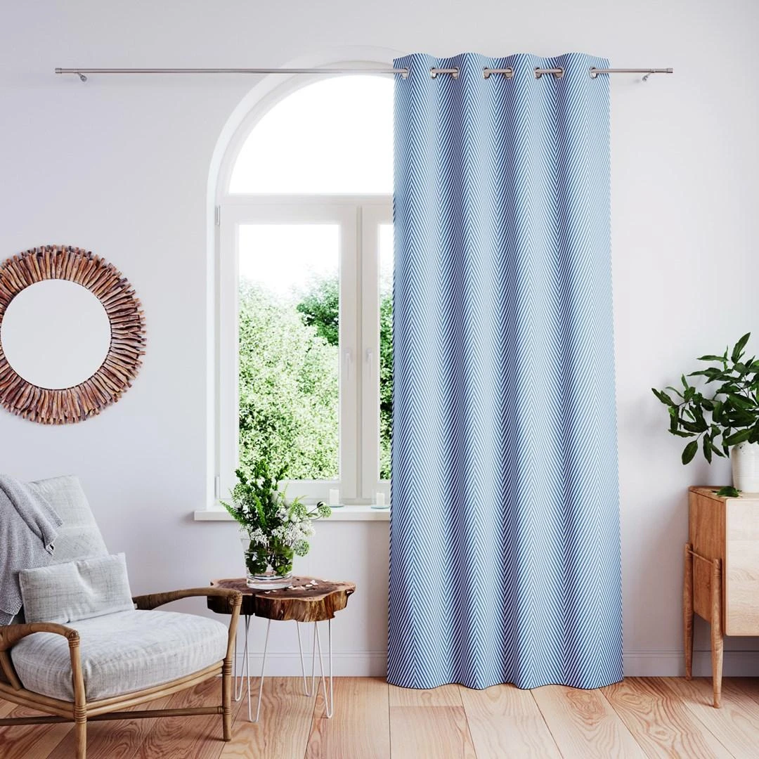 Užuolaidos 140 × 250 cm, tamsiai mėlynos aprašymas - Prekės nuotrauka