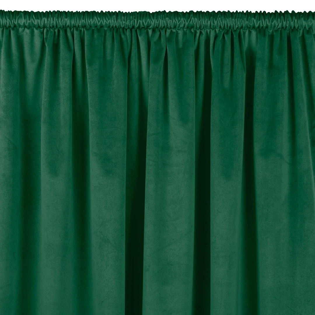 Homede Užuolaidos 200 × 245 cm, aksominės tamsiai žalios