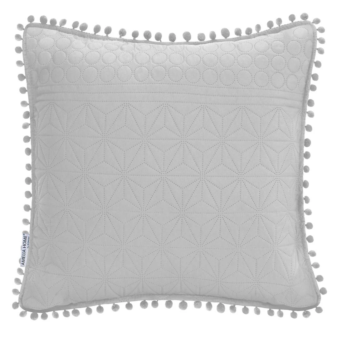 AmeliaHome Pagalvės užvalkalas 45 × 45 cm, sidabrinės spalvos AH FILL