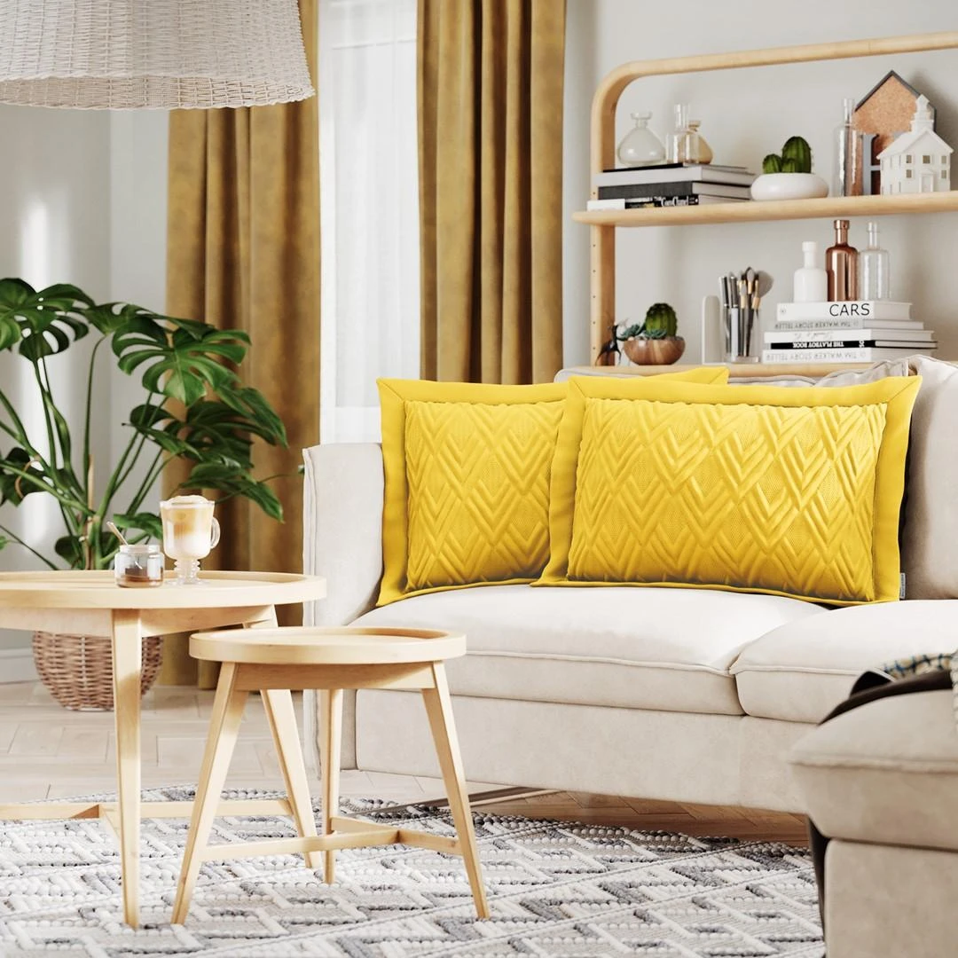 AmeliaHome Pagalvės užvalkalas 50 × 70 cm, garstyčių spalvos AH