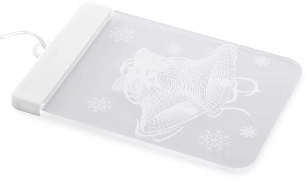 AmeliaHome LEDPL/AH/REINDEERSMESS/RECT/SET/5PCS