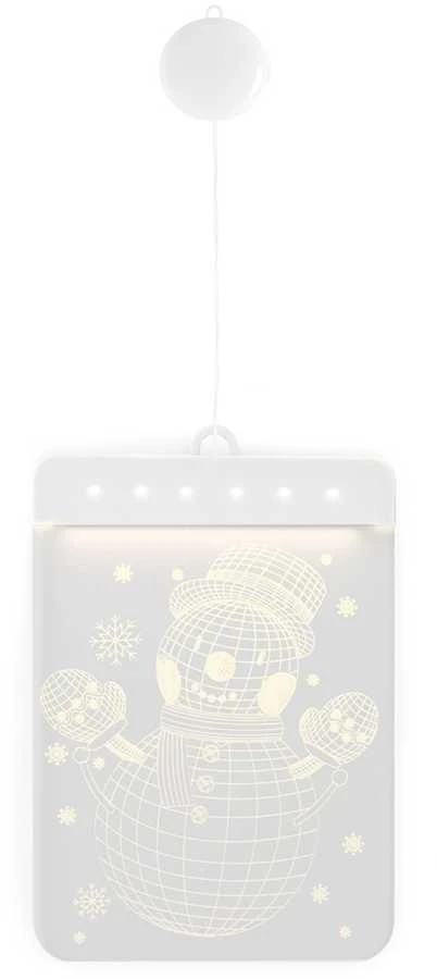 AmeliaHome LEDPL/AH/SNOWMAN/RECT/1PC