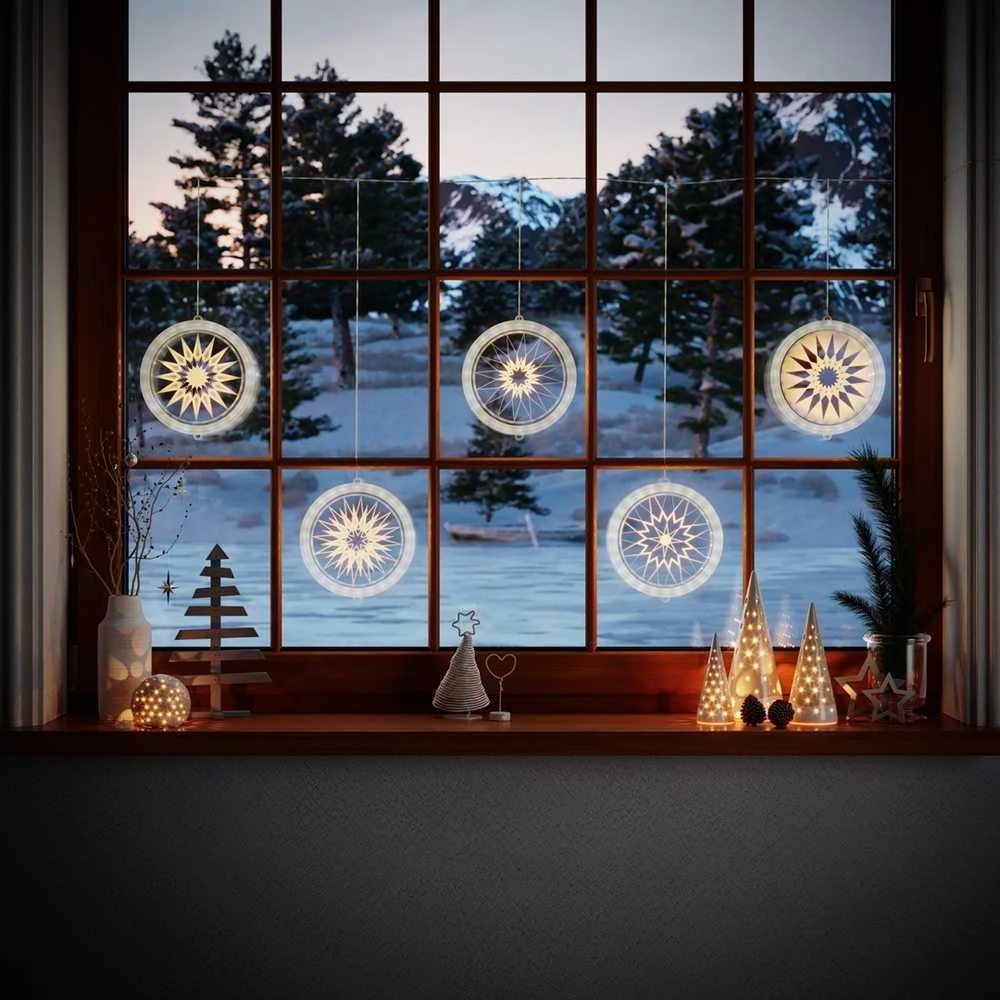 AmeliaHome LEDPL/AH/MANDALA/ROUND/SET/5PCS