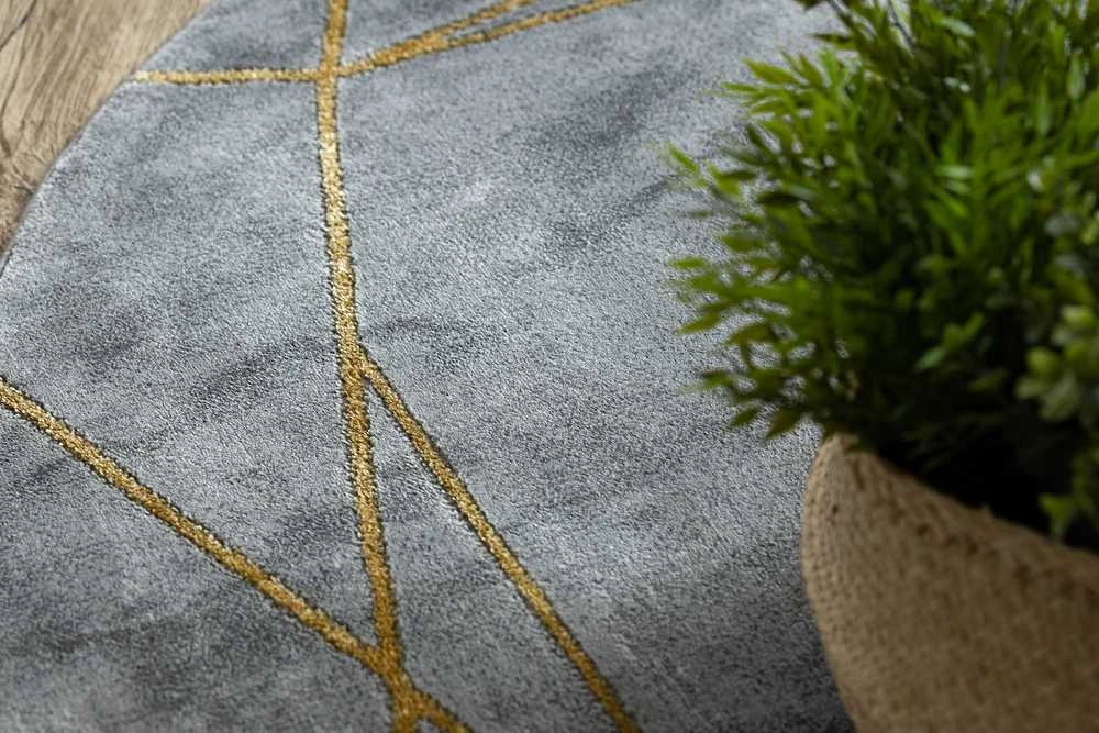 Kilimėlis apvalus ESTEMA MARBLE 2 spalvų pilkas 160 apskritimas Hakano