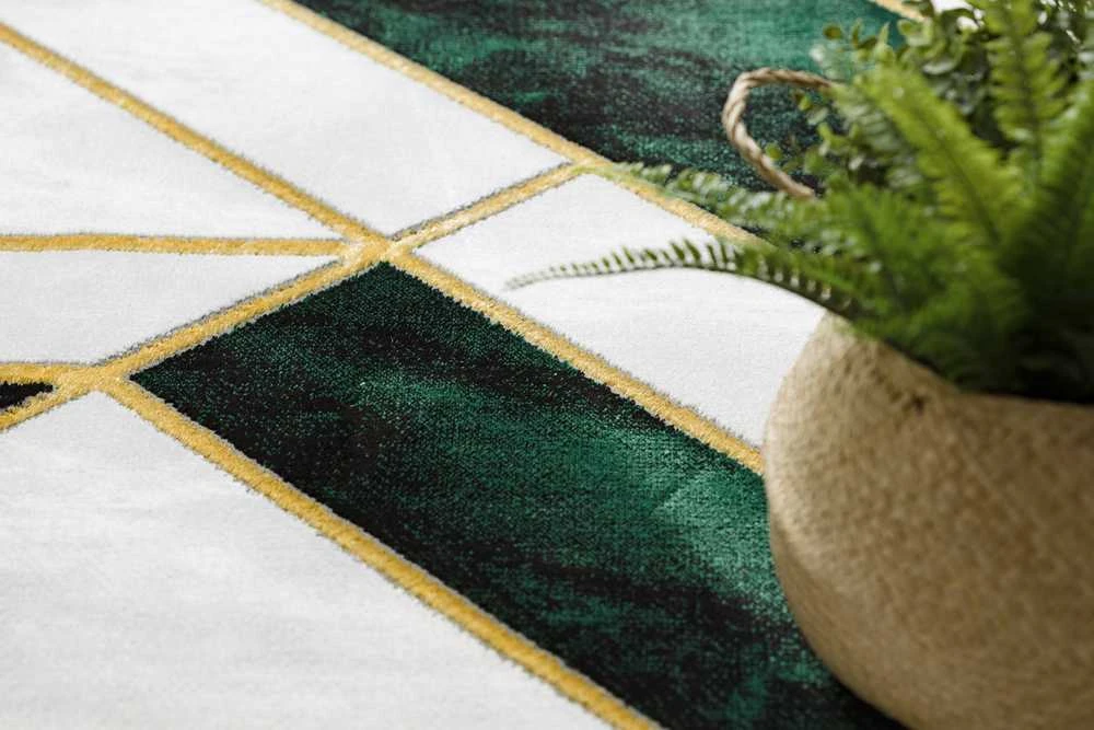 Kilimėlis apvalus ESTEMA MARBLE 3 spalvų buteliukas žalias 120 apskritimas Hakano