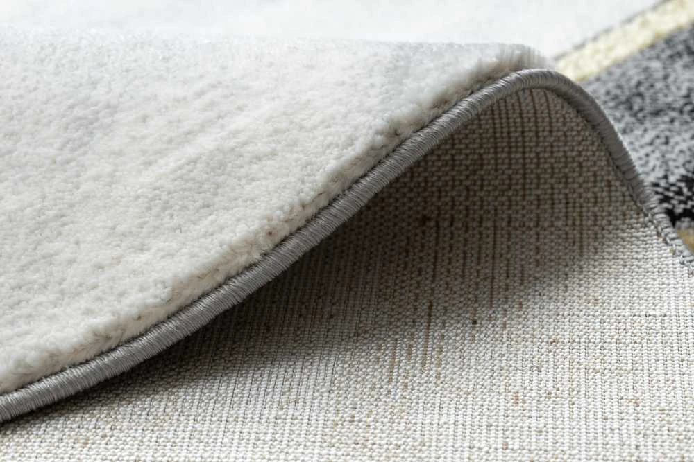 Kilimėlis apvalus ESTEMA MARBLE 3 spalvų juodas 120 apskritimas Hakano