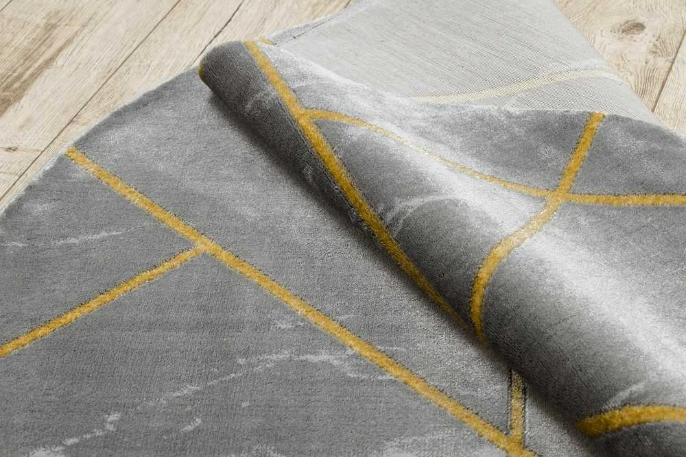 Kilimėlis apvalus ESTEMA MARBLEGEO spalvotas grafitas 120 apskritimas Hakano