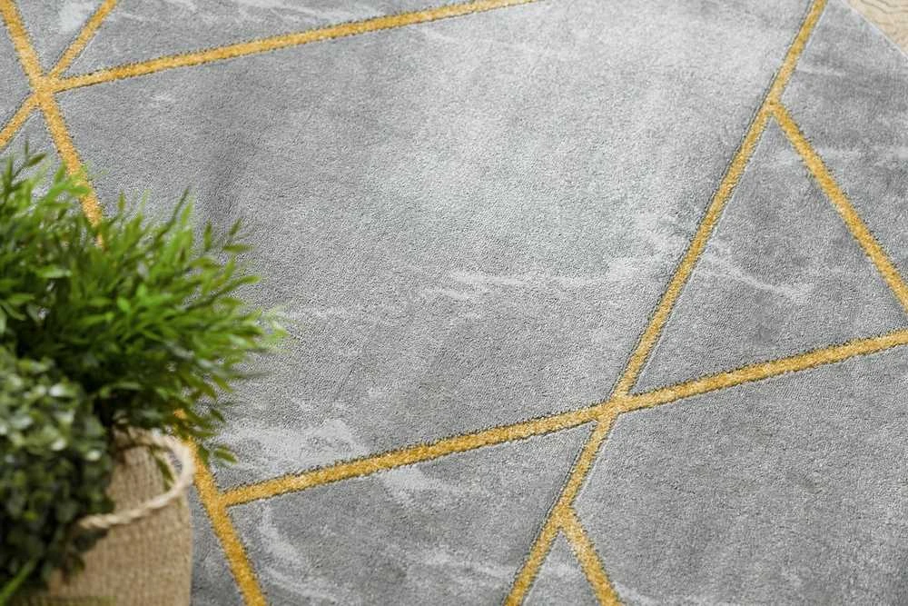 Kilimėlis apvalus ESTEMA MARBLEGEO spalvotas grafitas 120 apskritimas Hakano