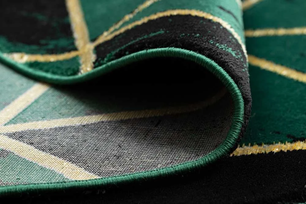 Kilimėlis apvalus ESTEMA MARBLETRIANGLES spalvos buteliukas žalias 120 apskritimas Hakano