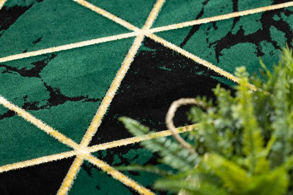 Kilimėlis apvalus ESTEMA MARBLETRIANGLES spalvos buteliukas žalias 160 apskritimas Hakano