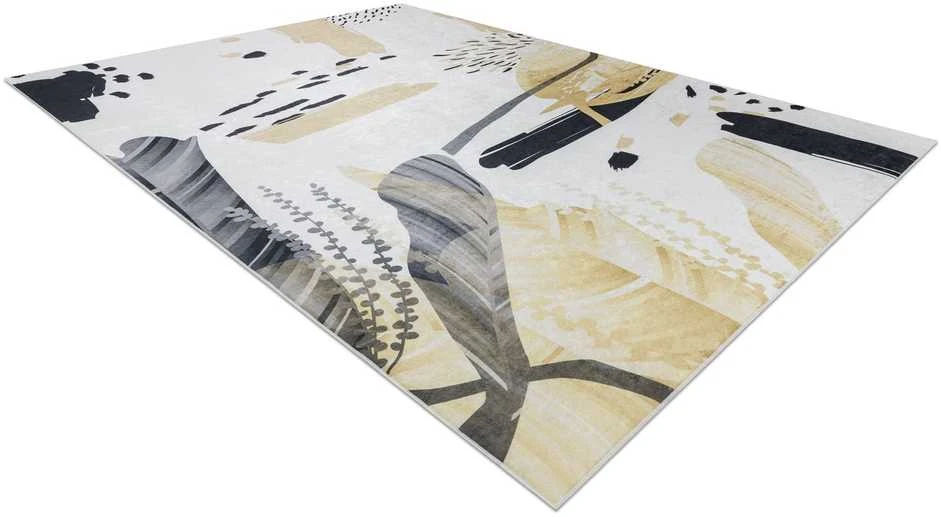 Style Kilimėlis ARLEN ABSTRACT1 spalva balta stilius abstraktus 160x220 Hakano