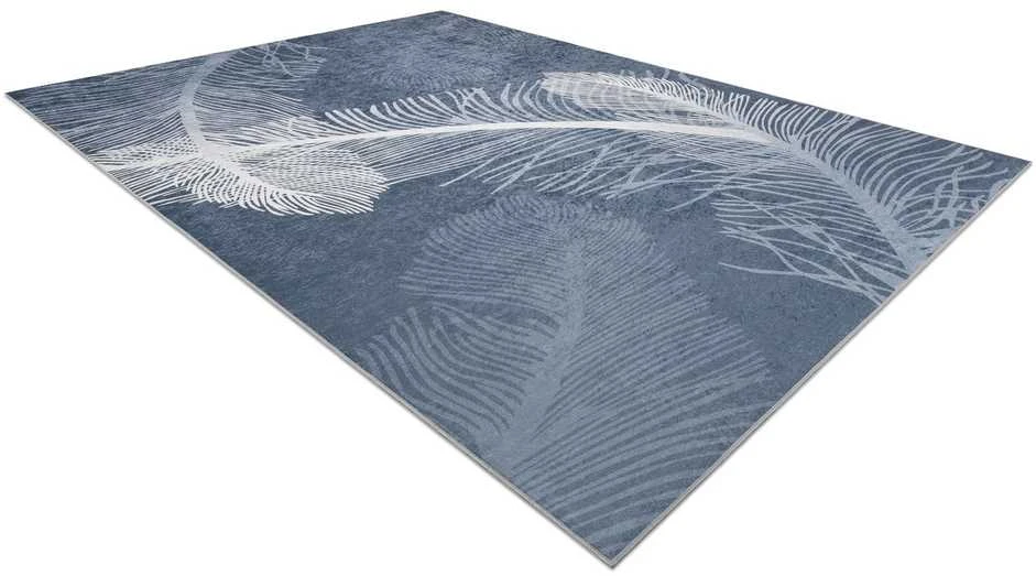 Style Kilimėlis ARLEN FEATHERS mėlynos spalvos boho stiliaus 120x170 Hakano