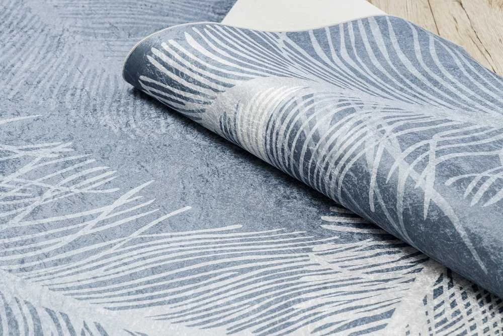 Style Kilimėlis ARLEN FEATHERS mėlynos spalvos boho stiliaus 120x170 Hakano