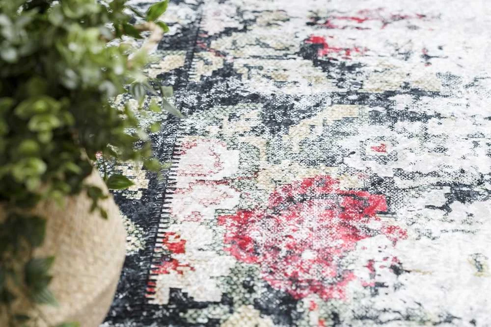 Style Kilimėlis ARLEN FLOWERS baltos spalvos stiliaus abstraktus 160x220 Hakano
