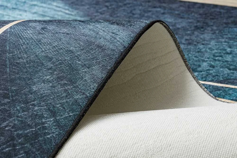 Style Kilimas ARLEN LEAVES spalvos tamsiai glamour stiliaus tropinis 80x150 Hakano