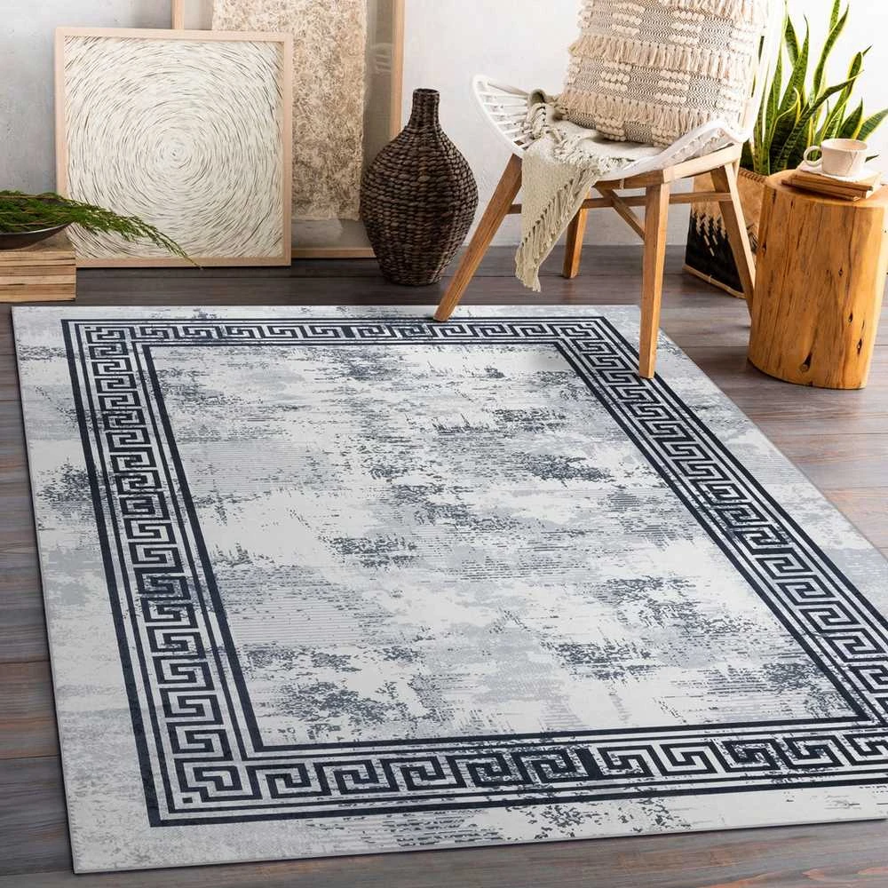 Style Kilimėlis ARLEN MARBLE spalva balta glamour stiliaus glamour 160x220 Hakano
