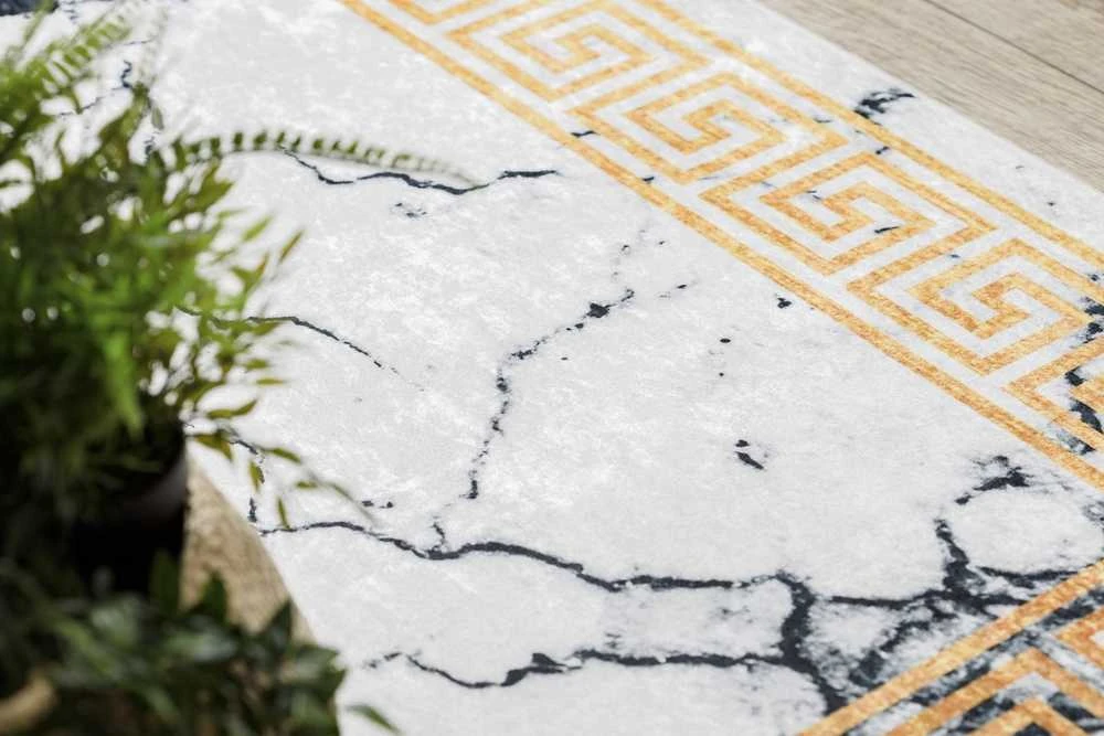 Style Kilimėlis ARLEN MARBLE4 spalva balta glamour stiliaus glamour 80x150 Hakano