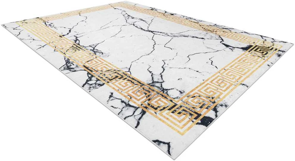Style Kilimėlis ARLEN MARBLE4 spalva balta glamour stiliaus glamour 160x220 Hakano