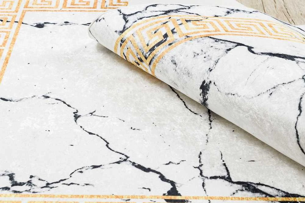 Style Kilimėlis ARLEN MARBLE4 spalva balta glamour stiliaus glamour 160x220 Hakano