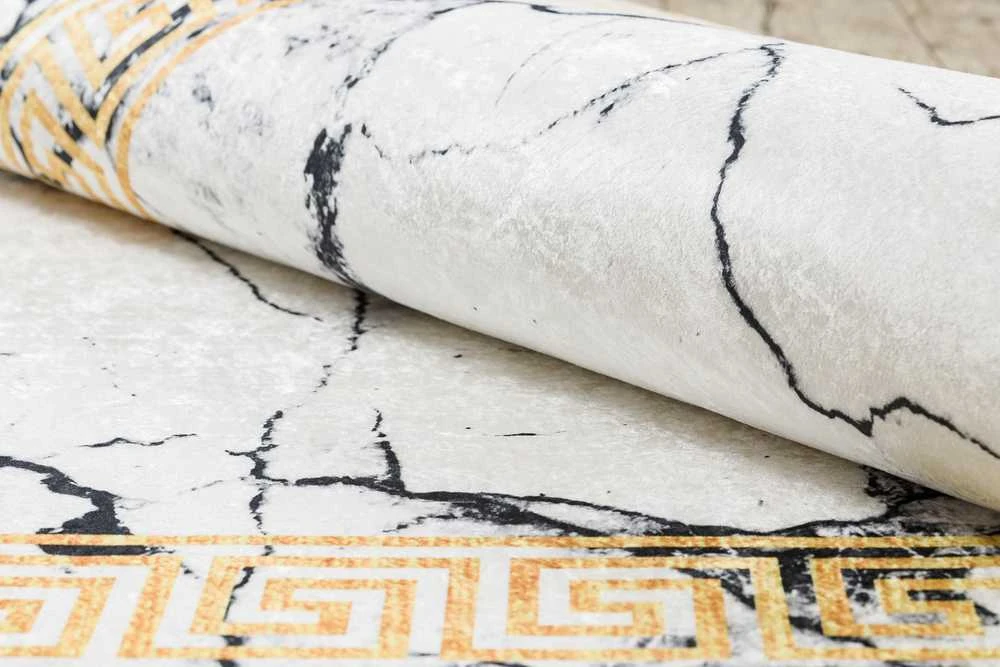 Style Kilimėlis ARLEN MARBLE4 spalva balta glamour stiliaus glamour 80x150 Hakano