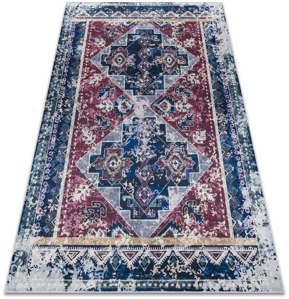 Vintage ARLEN ORIENTAL kilimas, tamsiai mėlynas, vintažinio stiliaus, 120x170, Hakano