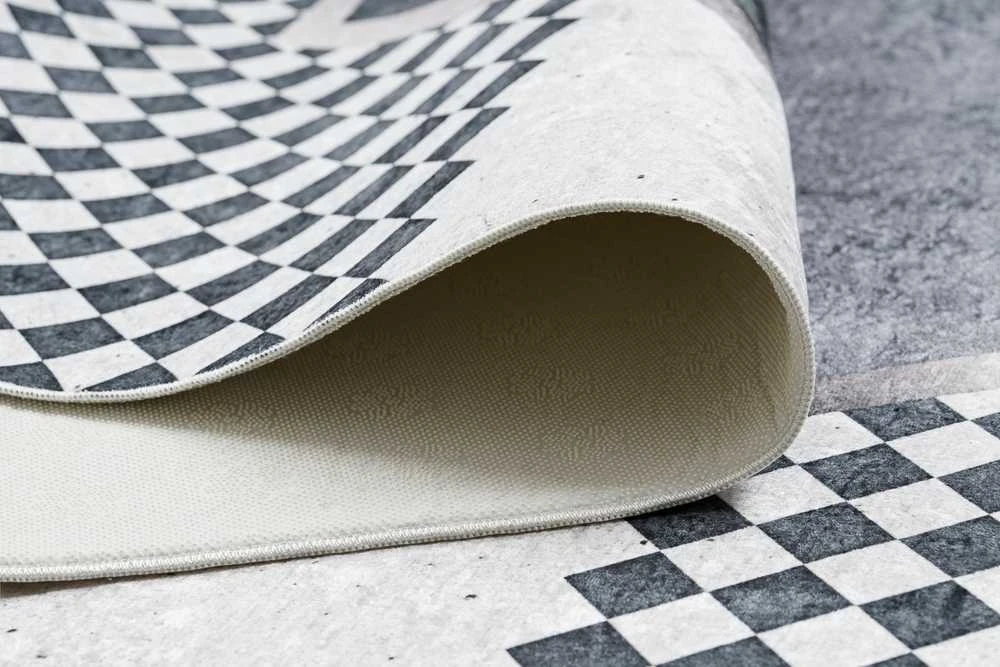 Style Kilimėlis ARLEN RHOMBUS spalvos baltas stiliaus actekas 160x220 Hakano