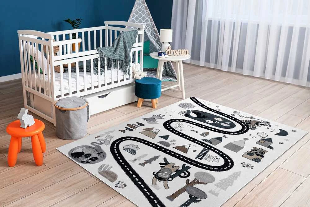 Kilimėlis BEO ROUTE spalvos kreminis 160x220 Hakano