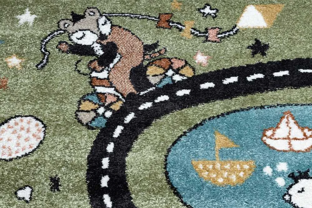 Kilimėlis BEO ROUTE spalva žalia 160x220 Hakano