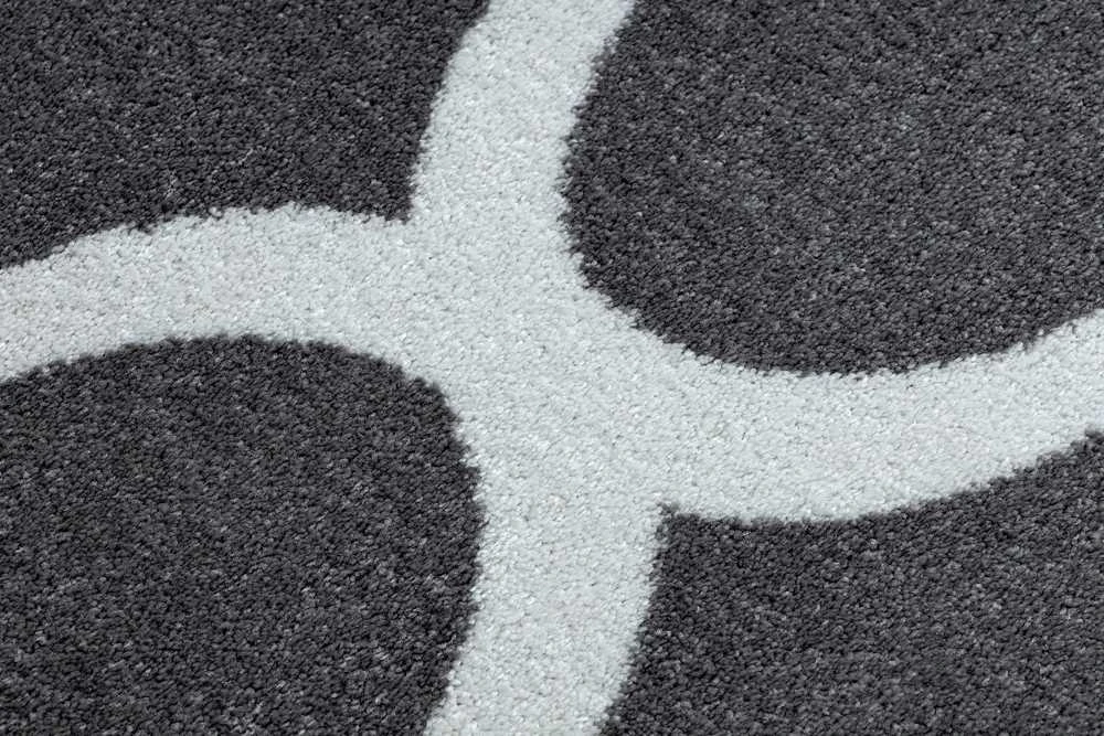 Rug ESMESA TRELLIS 2 color pilka 140x190 Hakano