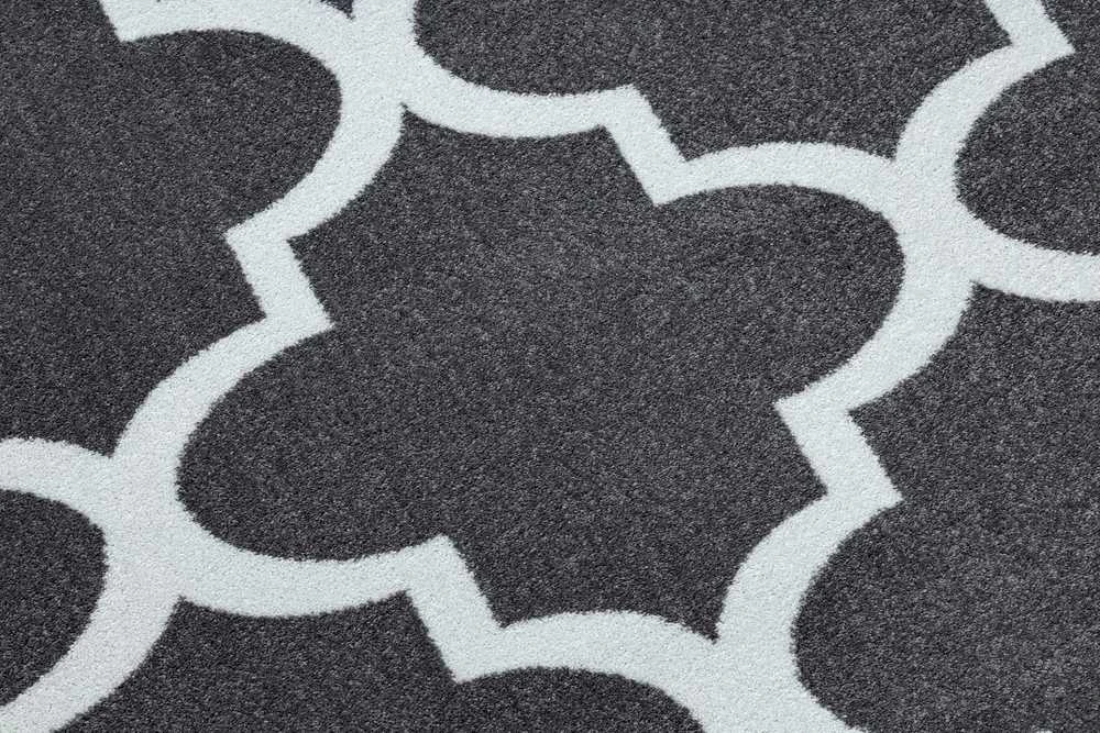 Rug ESMESA TRELLIS 2 color pilka 140x190 Hakano