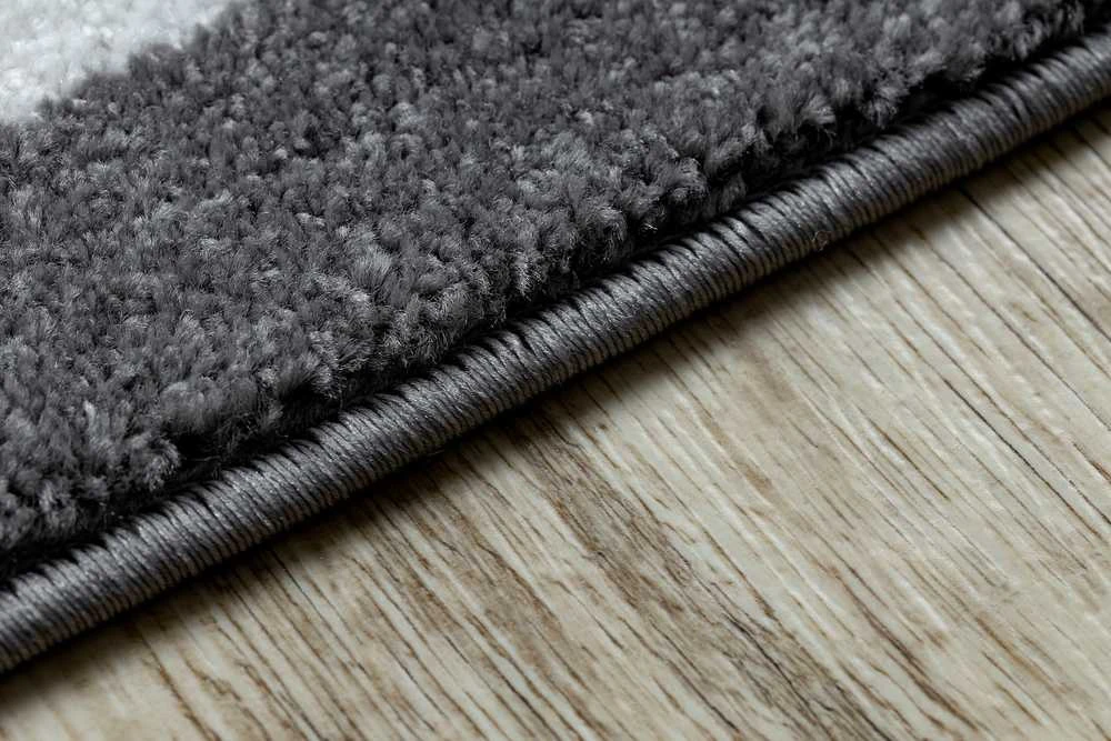 Rug ESMESA TRELLIS 2 color pilka 140x190 Hakano