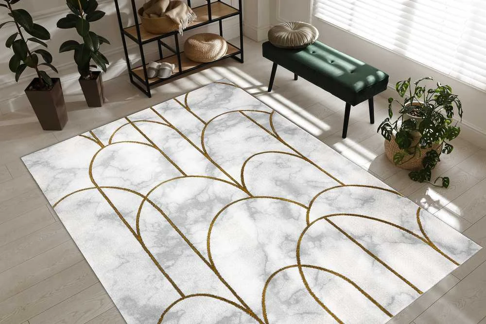Dywan ESTEMA ARTDECO spalva kreminė 160x220 Hakano