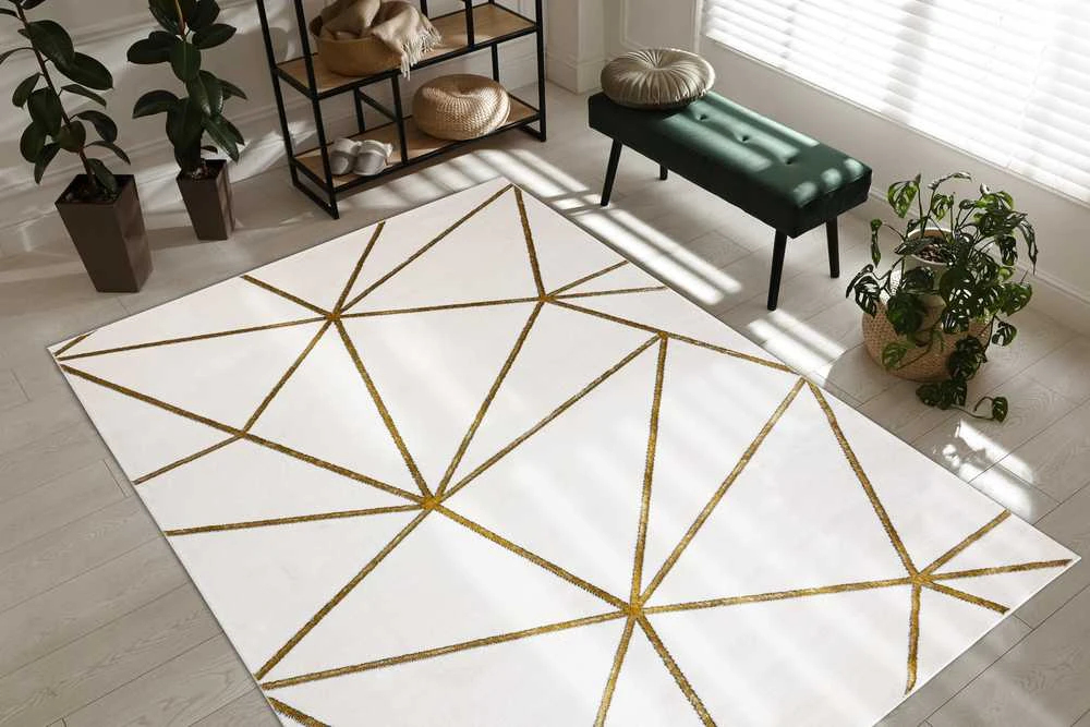 Kilimėlis ESTEMA GEOMETRIC spalvos kreminis 120x170 Hakano