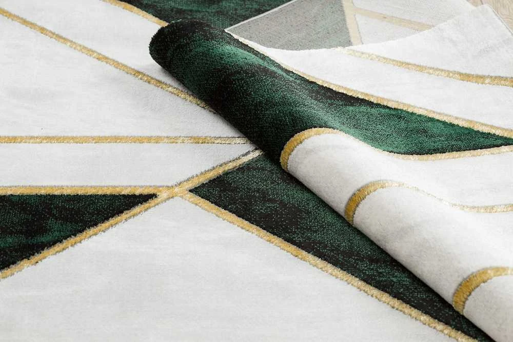 Kilimėlis ESTEMA MARBLE 3 spalvų buteliukas žalias 160x220 Hakano