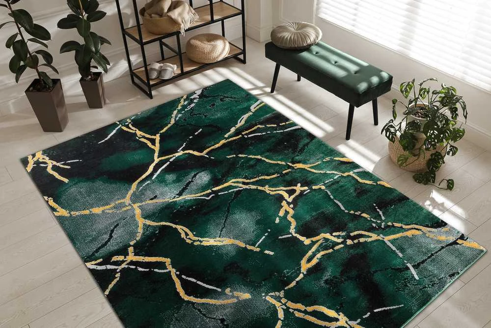Kilimėlis ESTEMA MARBLE spalvos buteliukas žalias 80x150 Hakano