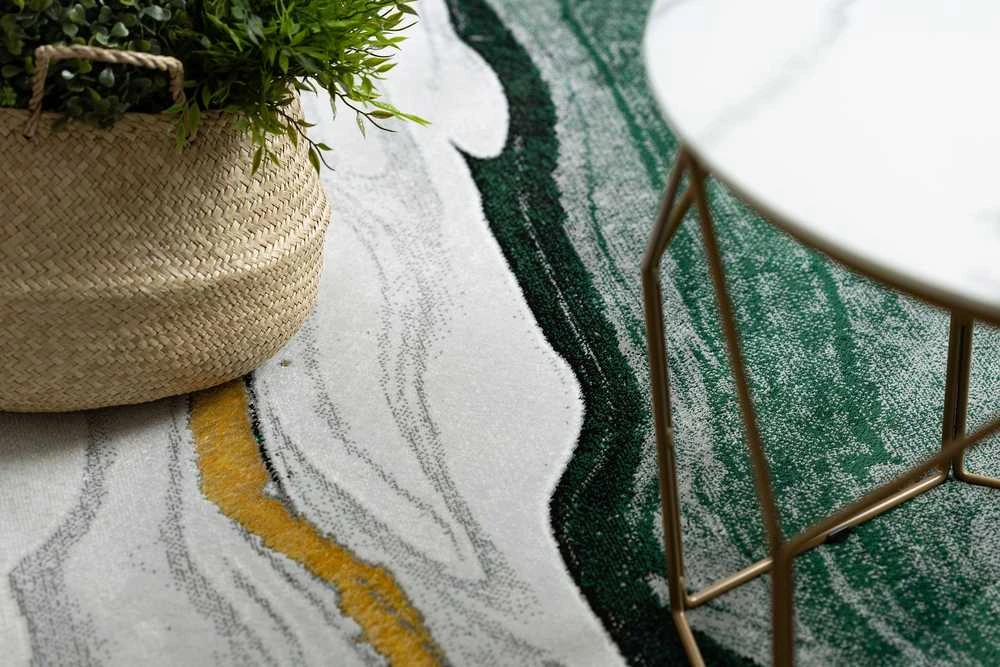 Kilimėlis ESTEMA MARBLE spalvos buteliukas žalias 140x190 Hakano