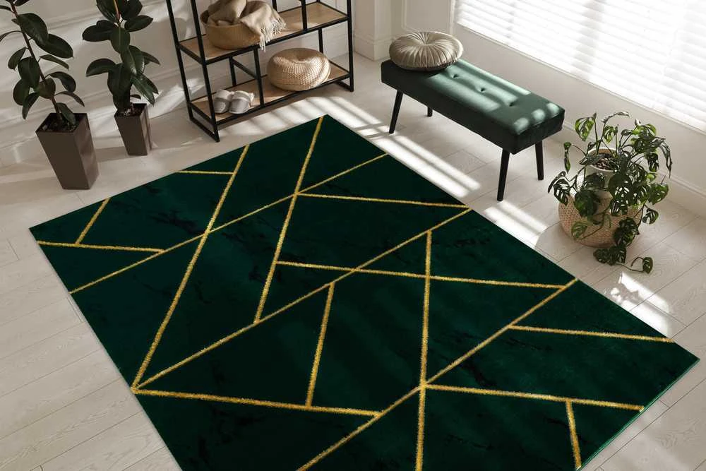 Kilimėlis ESTEMA MARBLEGEO spalvos buteliukas žalias 140x190 Hakano