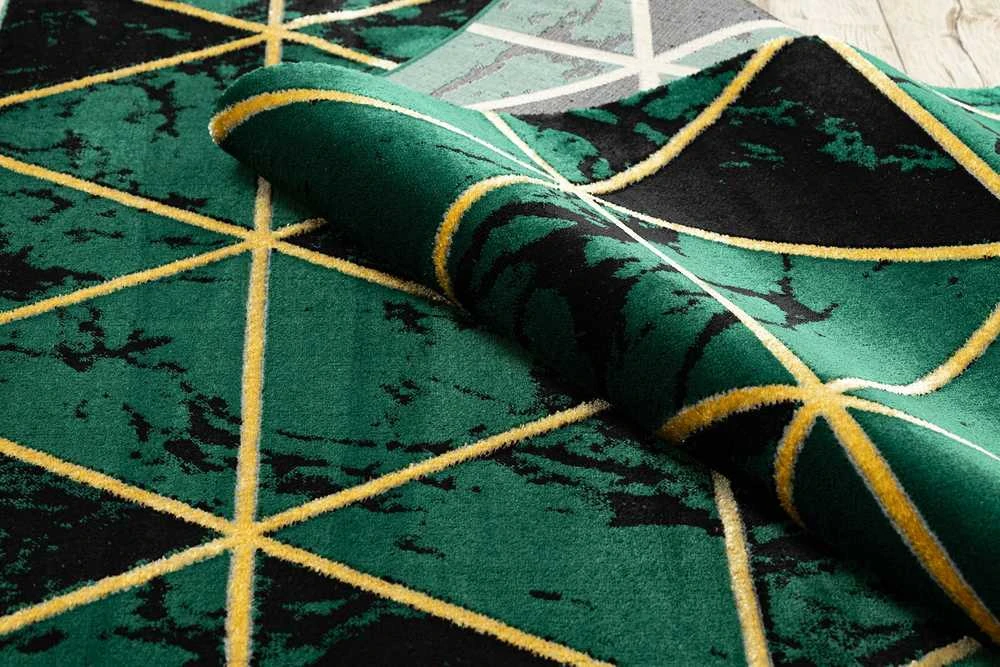 Kilimėlis ESTEMA MARBLETRIANGLES spalvos buteliukas žalias 80x150 Hakano