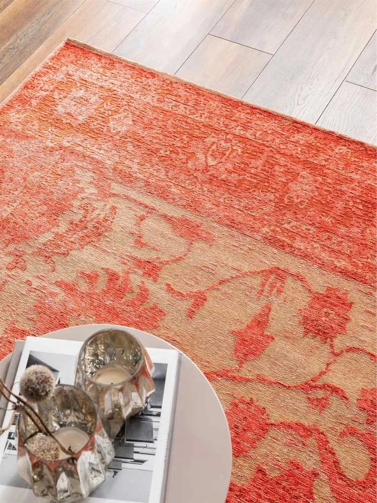 Dywan FRENCIE 2 spalva raudona styl ornament 160x235 Benuta