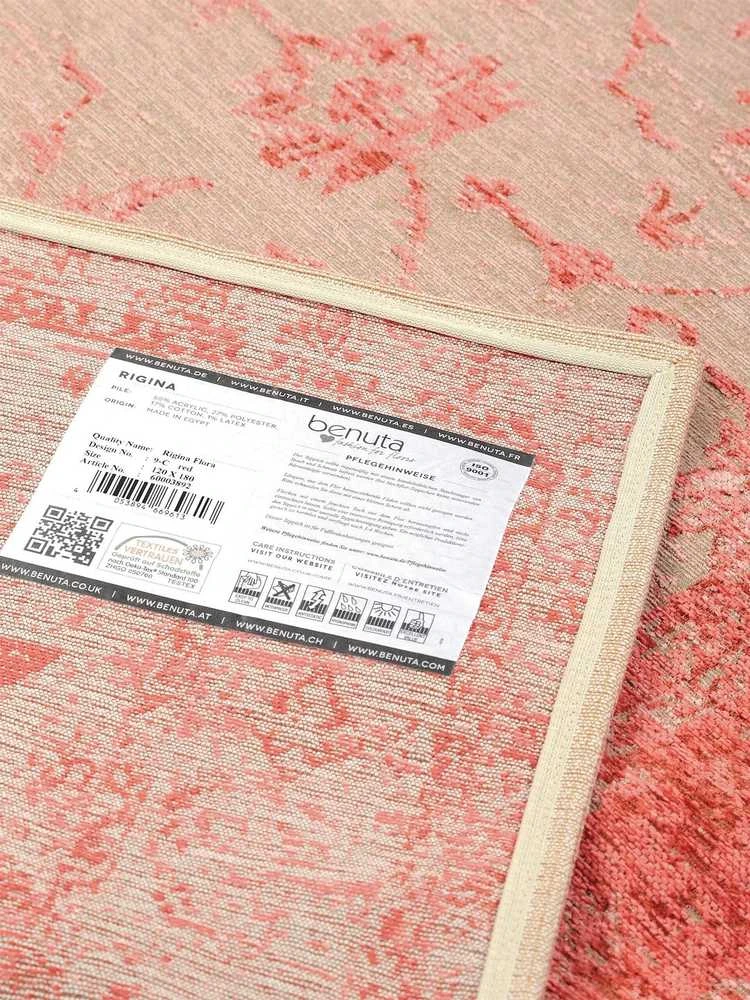 Dywan FRENCIE 2 spalva raudona styl ornament 160x235 Benuta