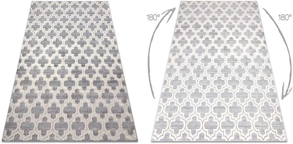 Dywan IONA CLOVER spalva pilka 120x170 Hakano