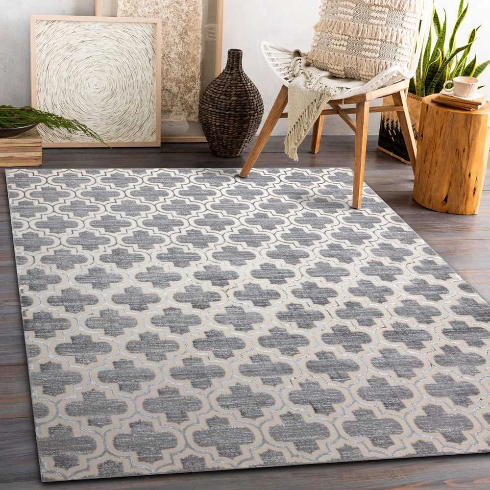 Dywan IONA CLOVER spalva pilka 80x150 Hakano
