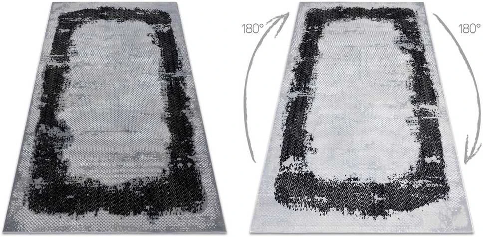 Rug IONA FRAME color pilka 120x170 Hakano