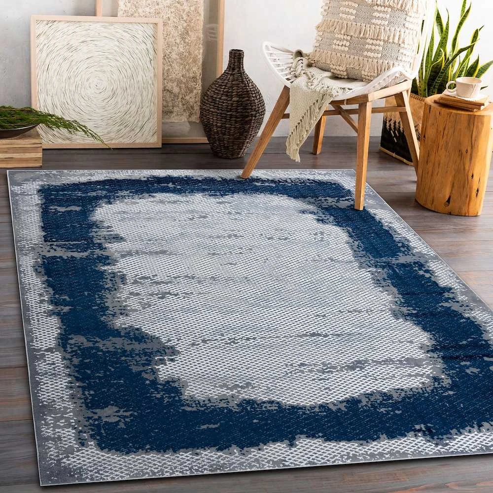 Rug IONA FRAME color pilka 160x220 Hakano