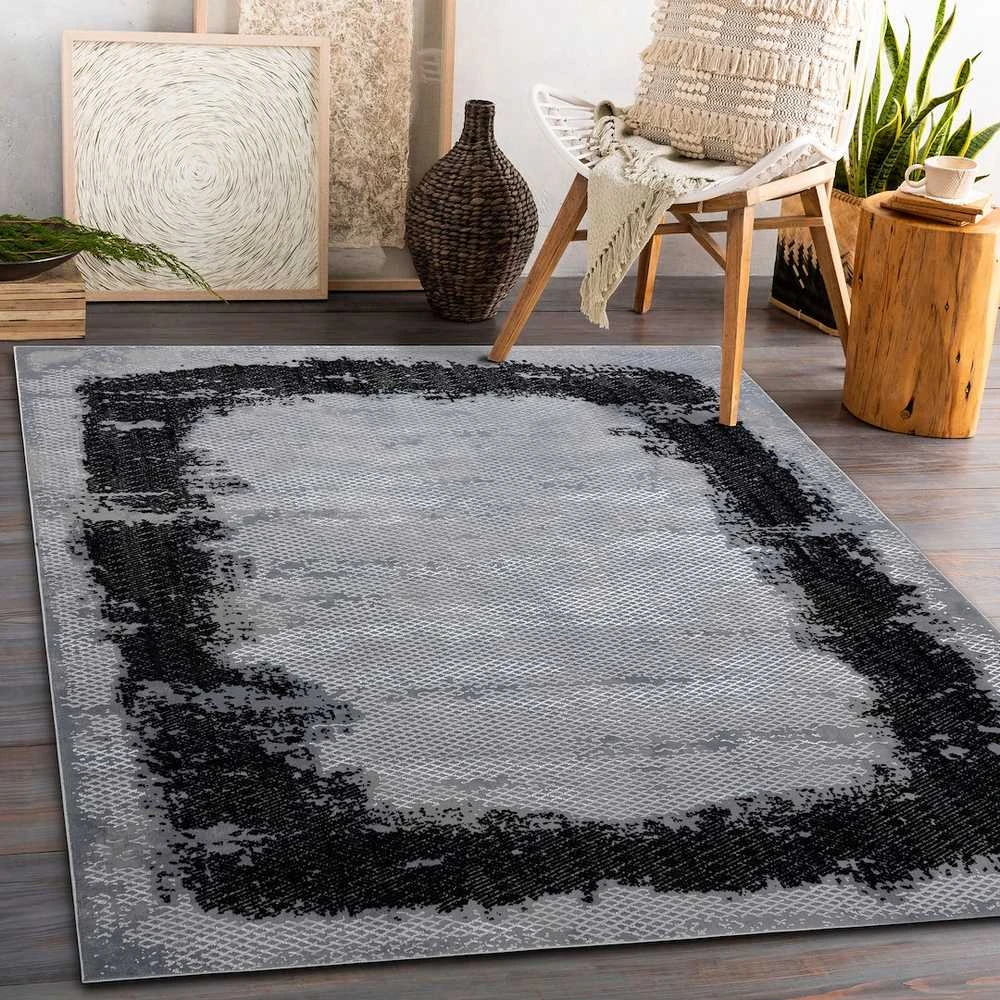 Rug IONA FRAME color pilka 160x220 Hakano