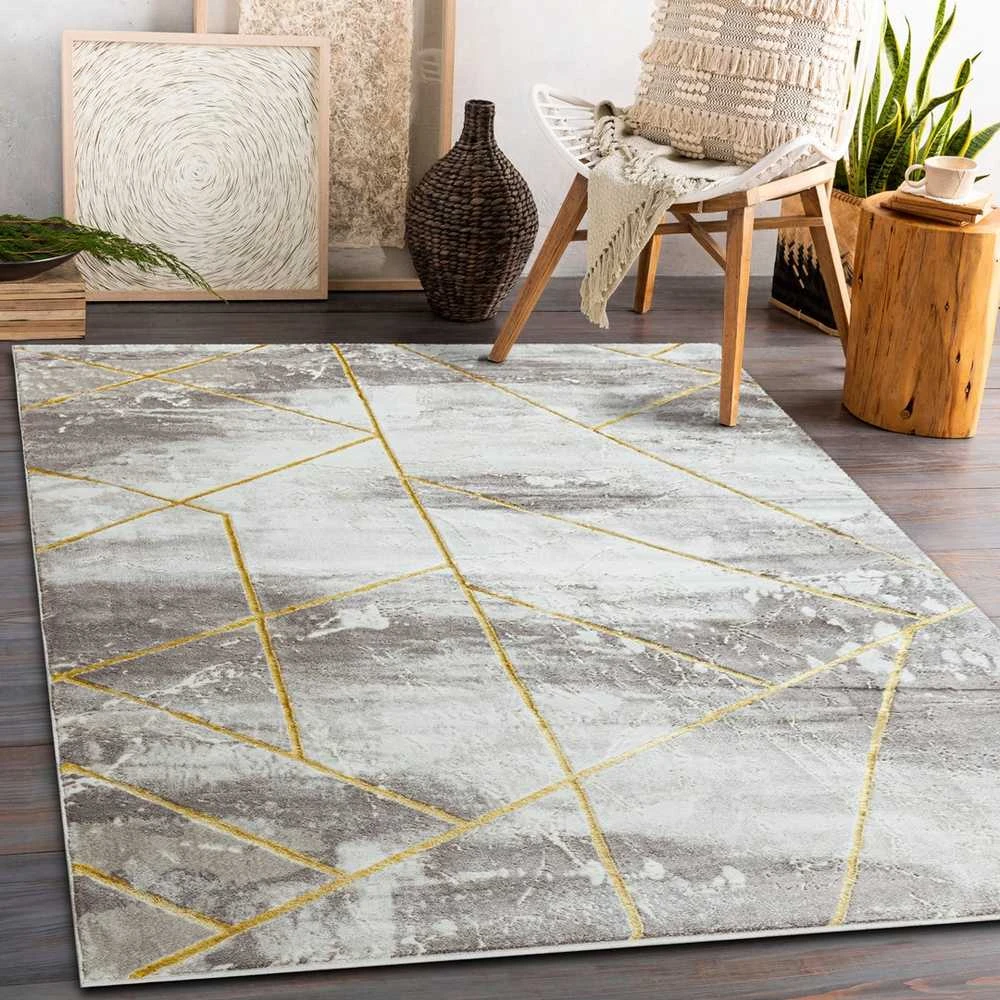 Kilimėlis IONA GEOMETRIC spalvos kreminis 80x150 Hakano