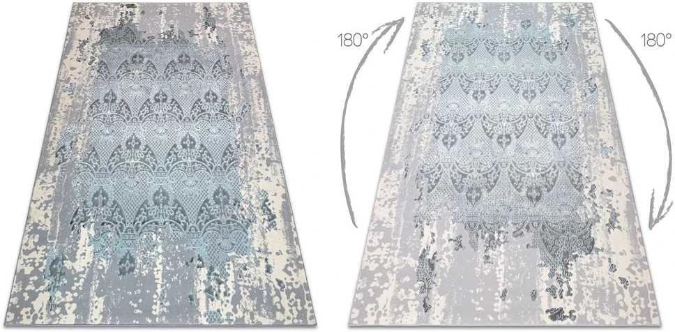 Rug IONA ORNAMENT color pilka 80x150 Hakano