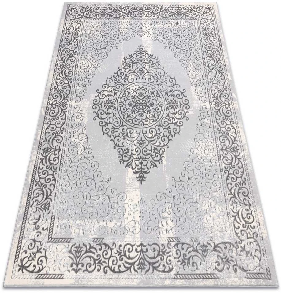 Rug IONA ROSETTE color pilka 160x220 Hakano